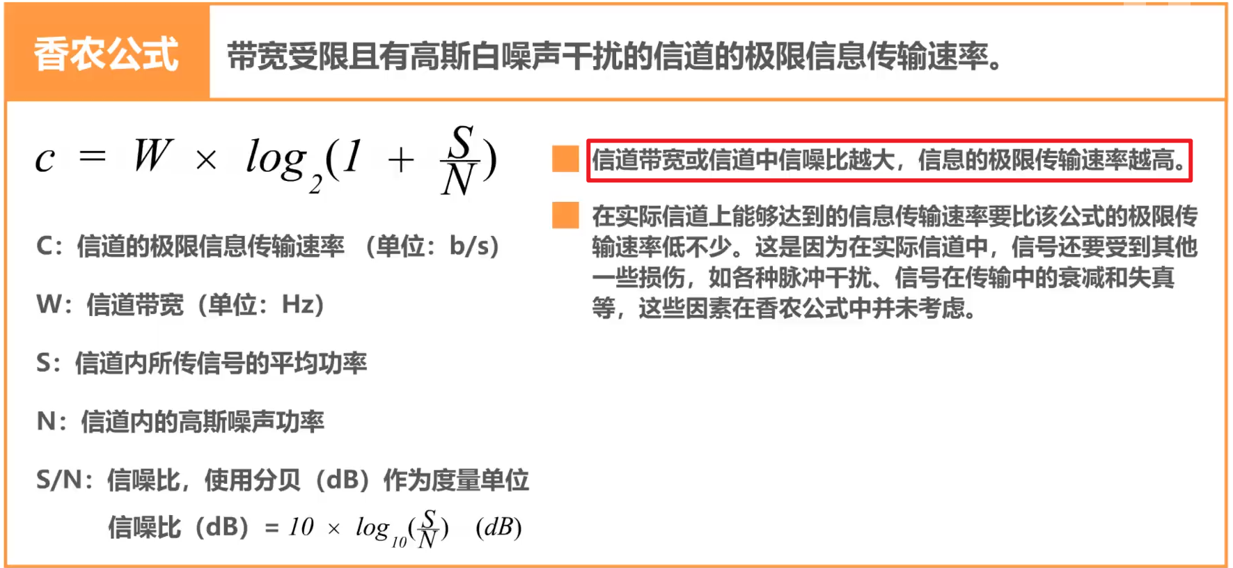 香农公式